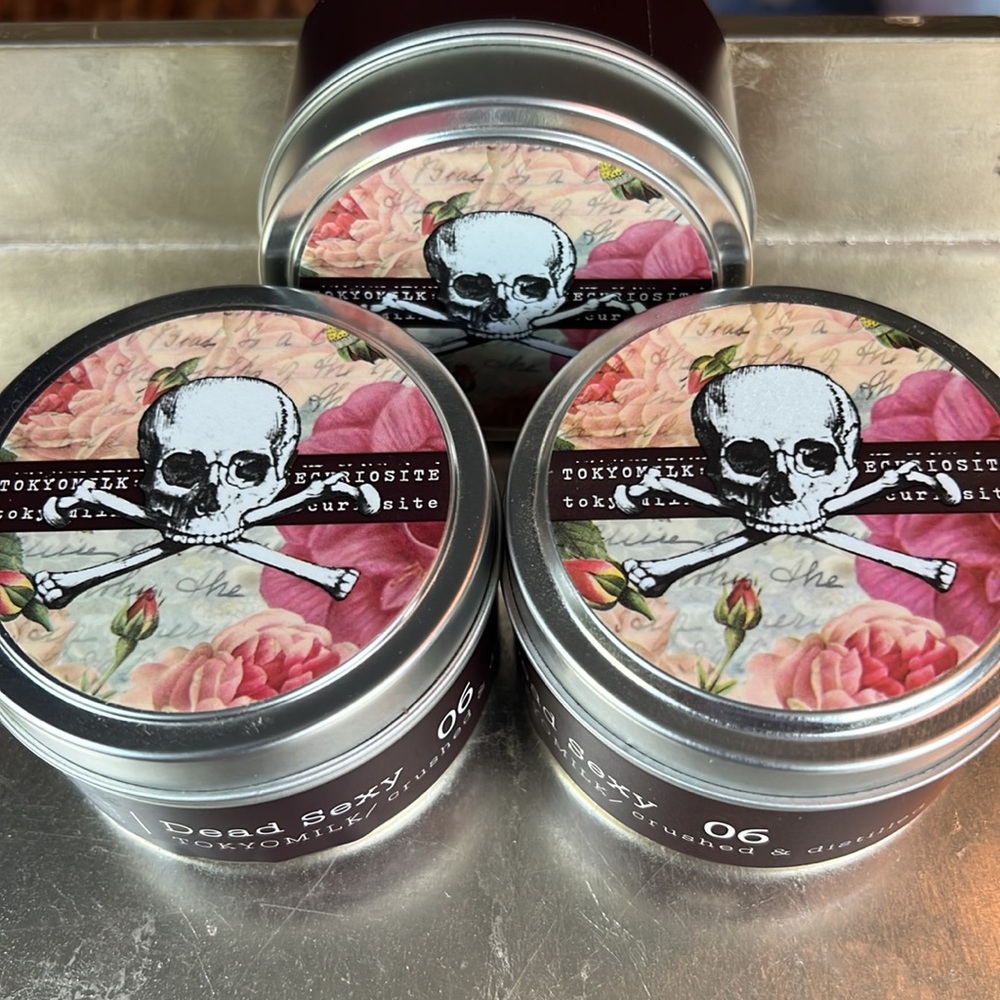 Tokyo Milk Dead Sexy travel candle-4oz--NEW, but sweaty-see pix-3 available - Picture 2 of 15